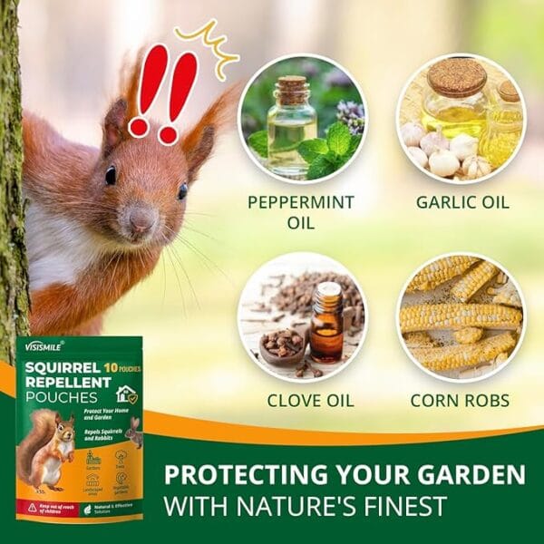 Squirrel Rabbit Repellent Outdoor Garden - Image 2