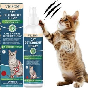 VICSOM Cat Repellent Spray 200ml,