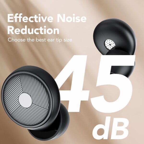 Ear Plugs for Sleep Noise Cancelling -45dB, Soft and Reusable Silicone Hearing Protection Earplugs with 8 Eartips and Carrying Case, for Sleeping, Concert, Working, Studying, Traveling - Image 3