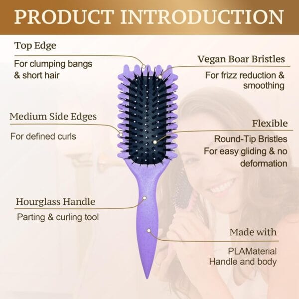 Curly Hair Brush - Image 3