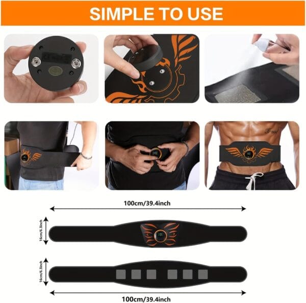 EMS Smart Fitness Body Muscle Training Stimulator - Image 4