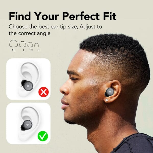 Ear Plugs for Sleep Noise Cancelling -45dB, Soft and Reusable Silicone Hearing Protection Earplugs with 8 Eartips and Carrying Case, for Sleeping, Concert, Working, Studying, Traveling - Image 7