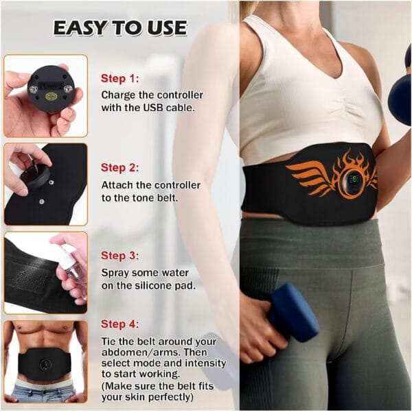 EMS Smart Fitness Body Muscle Training Stimulator - Image 2