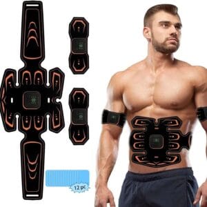 Moonssy Abs Trainer, EMS Training Device, Abdominal Muscle Trainer
