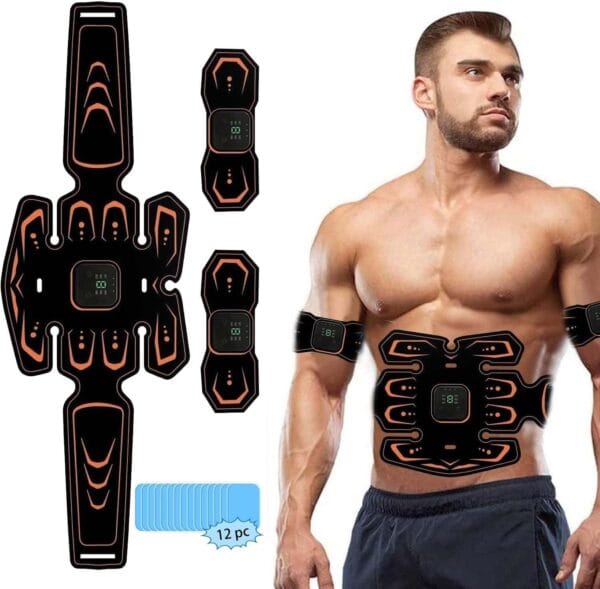 Moonssy Abs Trainer, EMS Training Device, Abdominal Muscle Trainer