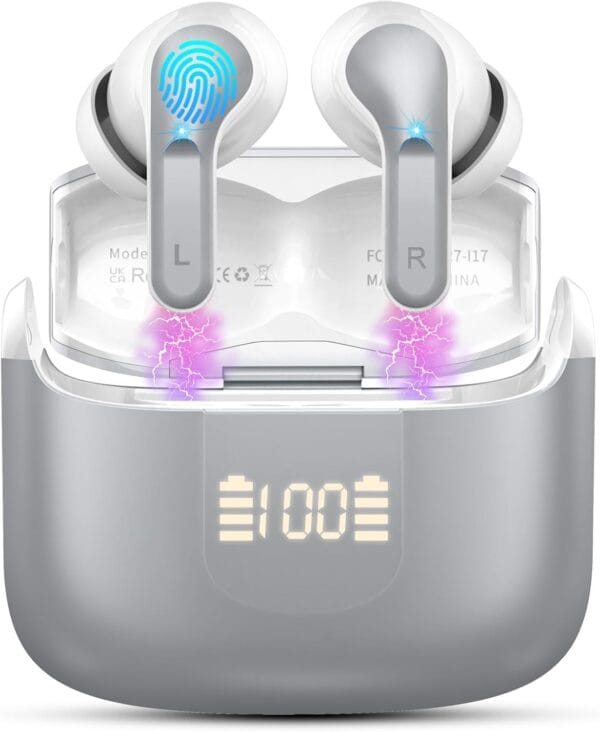 Ordtop Bluetooth Headphones NEW Wireless Headphones with ENC