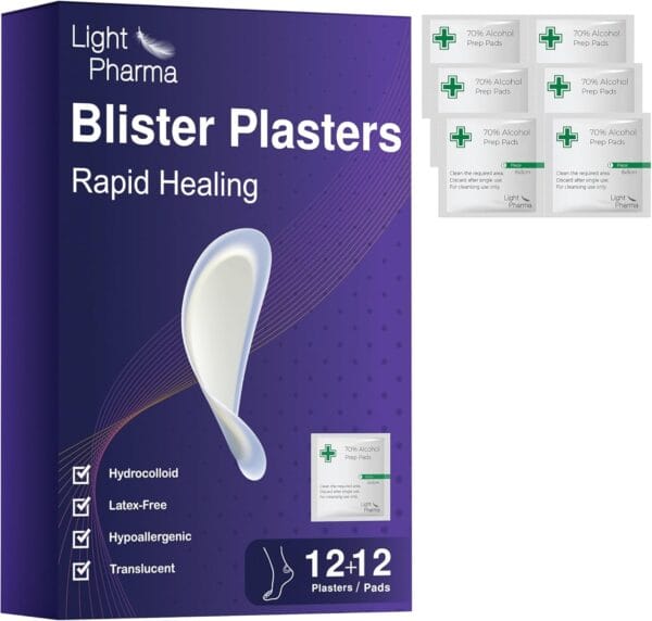 Light Pharma Blister Plasters for Feet