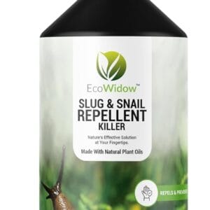 Ecowidow Slug & Snail Repellent Killer - Indoor/Outdoor Triple Strength Spray with Nozzle - Alternative to Copper Tape Slug Repellent & Slug Pellets UK - Effective Slug Repellent Indoor Use