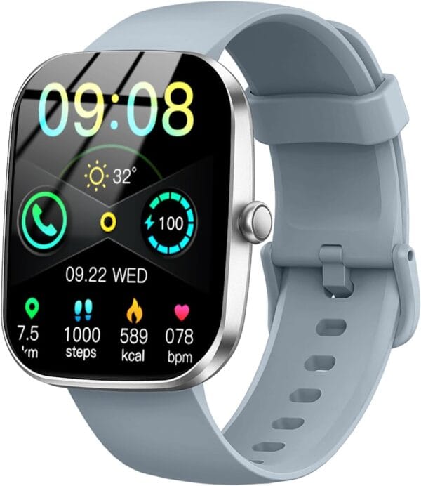 Smartwatches for Men/Women, HD Fitness Watch with Heart Rate/Sleep Monitor