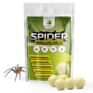 Ecowidow Spider Repellent Balls - 5 Pack | Super Strength Oregano, Thyme & Mint Oil Spider Repellent, Natural Spider Deterrent, Ready to Use Spider Control (Copy)