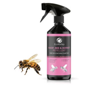 EcoValley Wasp, Bee, and Hornet Repellent Spray - 500ml - Effective Indoor & Outdoor Natural Deterrent, Safe for Garden Use Nest Removal