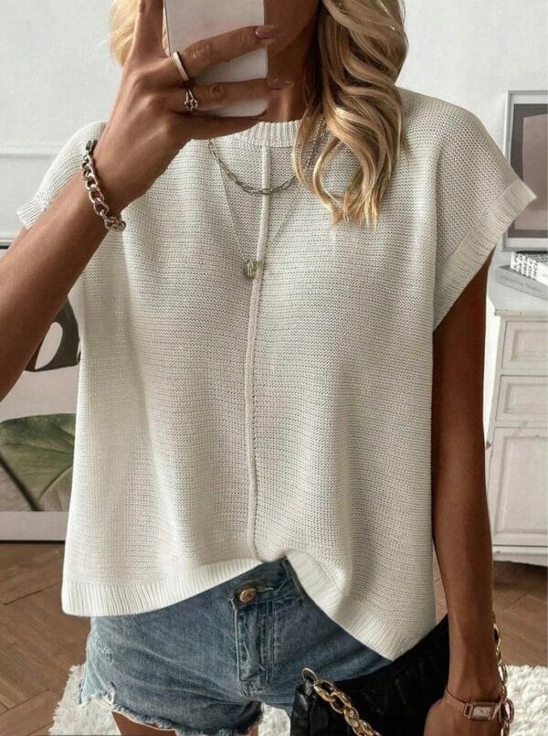 women plain sweater pullover
